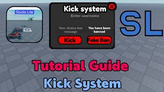 How to make Kick System In Studio Lite - Tutorial Guide