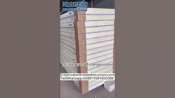 Canada customers received our cold storage panels and starting installation.#sandwichpanel