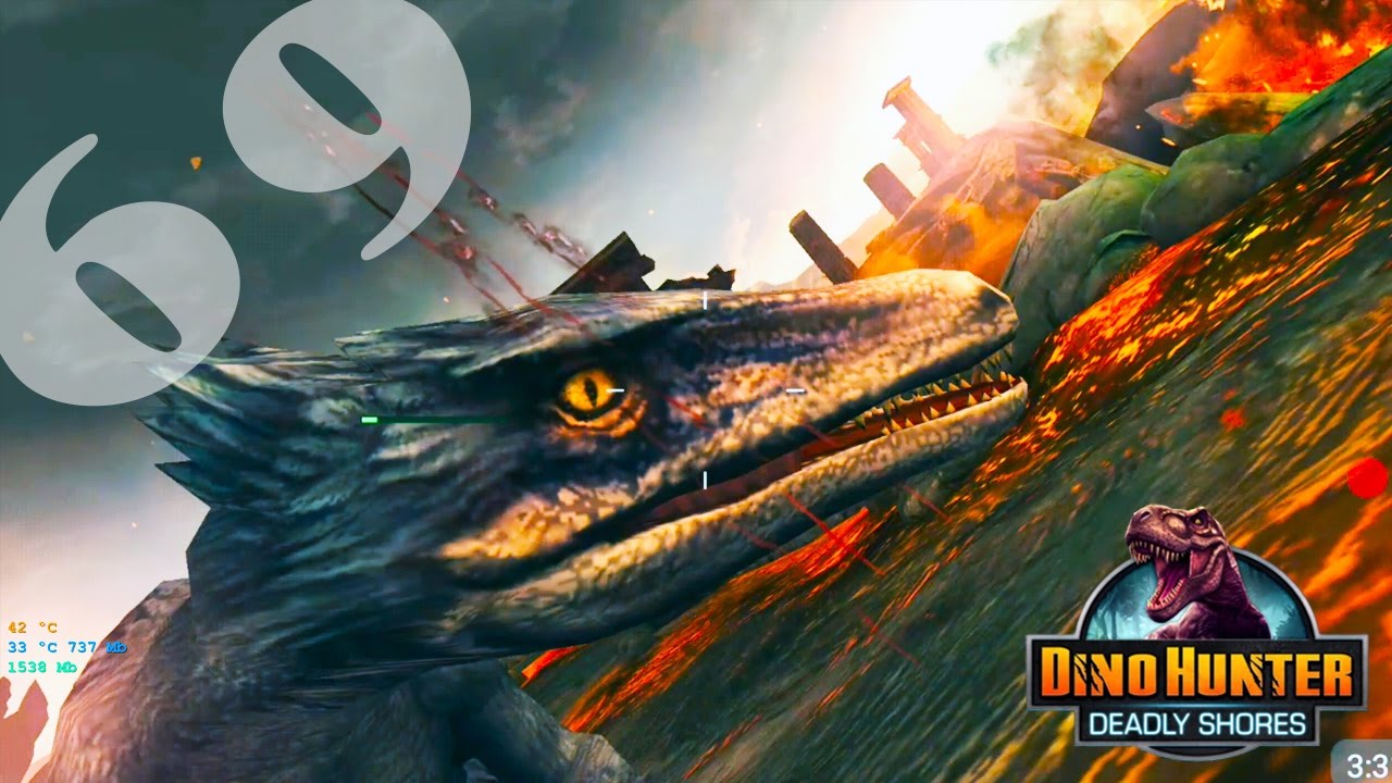 10 регион Пройден DINO HUNTER DEADLY SHORES 69 - YouTube