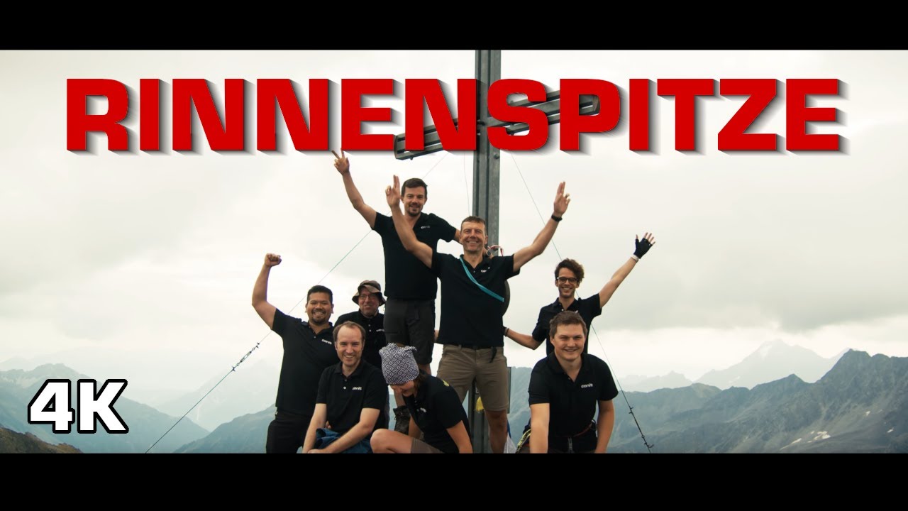 Rinnenspitze Summit, Franz Senn Hütte, Tirol Austria Cinematic Climb 4K
