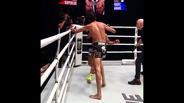 SHOCKING MOMENT 🤯 When Nabil Anane rocked Superlek!