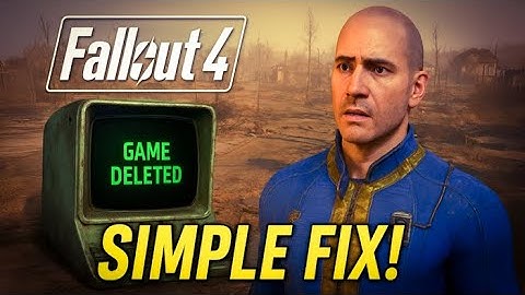 I Thought My Fallout 4 Save Was Gone… Here’s the Simple Fix