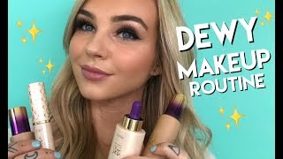 dewy makeup routine with Lex | tarte tutorials