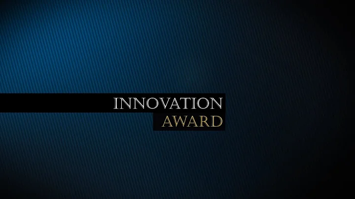 Dr. Blair Bowker - 2013 Innovation Award