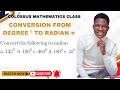 How to convert degrees to radians in just 3 simple steps