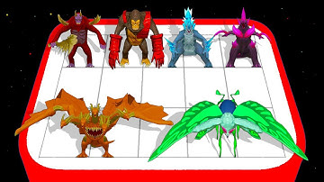 Merge Kong: Godzilla VS Dinosaur Little Kaiju Master Rampage Gameplay #gaming