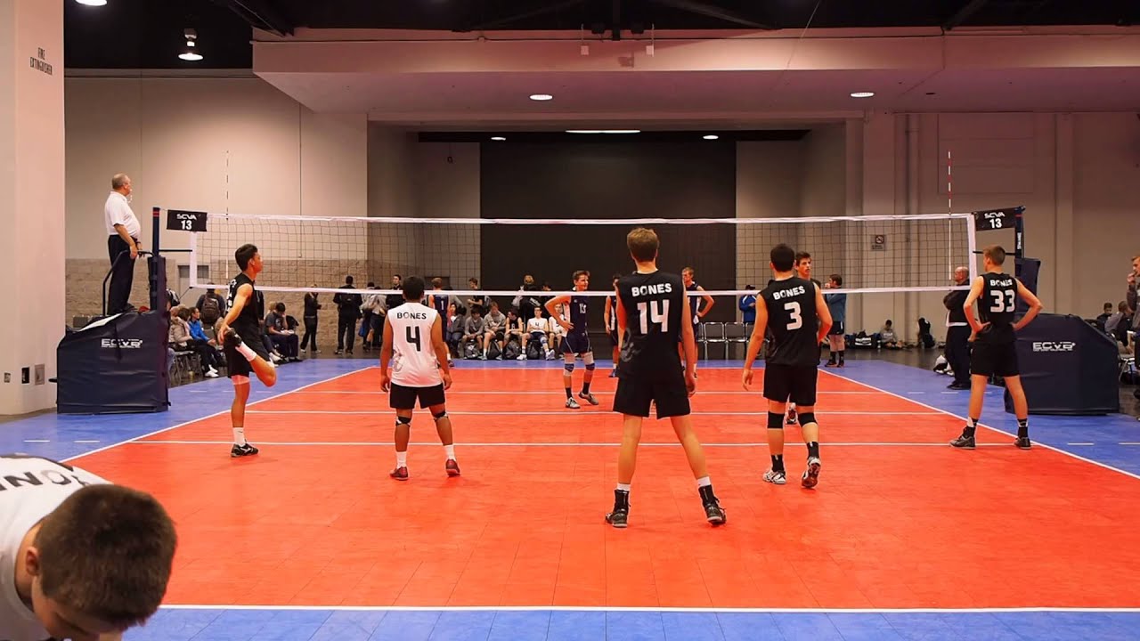 2015 SCVA Boys Invitational Volleyball, Bones 18 Black vs Braddock Road