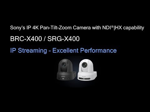 Sony | 4K PTZ Camera BRC-X400  SRG-X400 - IP Streaming Excellent Performance