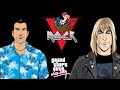 V-ROCK - Grand Theft Auto Vice City,  gta alternative radio, heavy metal & classic rock