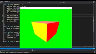 Qt+OpenGL. Основы, Вращение куба. Игра в 3D: Часть 1