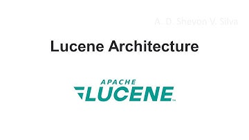 Lucene Architecture (Click the link in the description for the newer video)