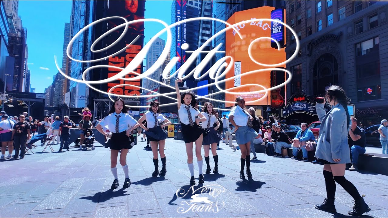 🎓[KPOP IN PUBLIC NYC TIMES SQUARE] NewJeans (뉴진스) 'Ditto