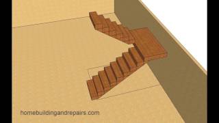 Ideas for Designing Landing Stairs in Small Spaces – Building and Remodeling http://www.homebuildingandrepairs.com/stairs/index.html Click on this link for more helpful videos and ideas for stair building, home