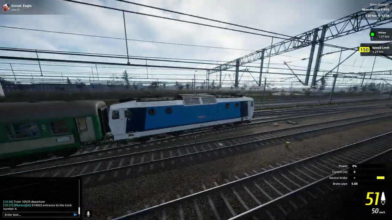 Simrail - R 10535 / ČD 163-021 9 / Skierniewice - Lodz