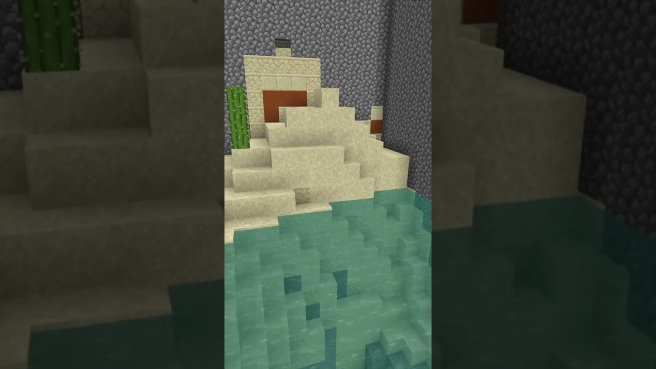 Village, Outpost and Desert Temple are in Tall Mansion for Bedrock | Minecraft Seed