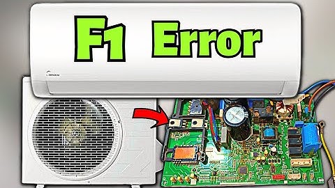 How to Fix F1 Error Code In Mini Split Ac - Troubleshooting Guide