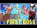 How to beat the First  valheim boss  eikthyr done easy  valheim gameplay