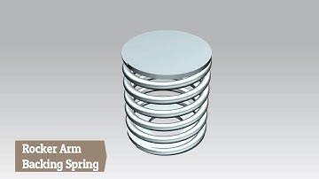 Rocker Arm Backing Spring || Siemens NX Tutorial