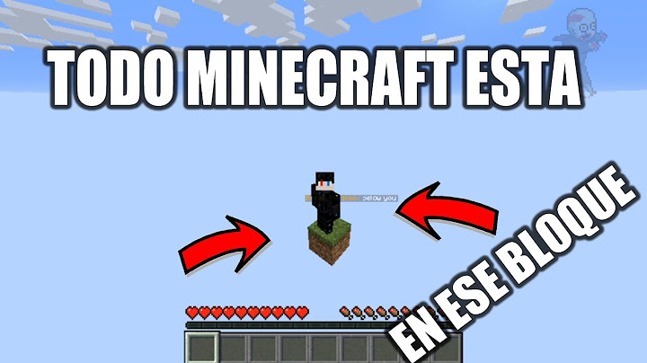 Todo Minecraft en un solo bloque