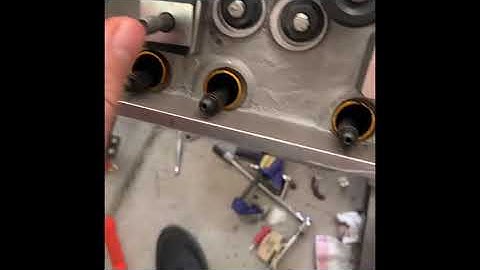 Vw type 1 rocker arm installation