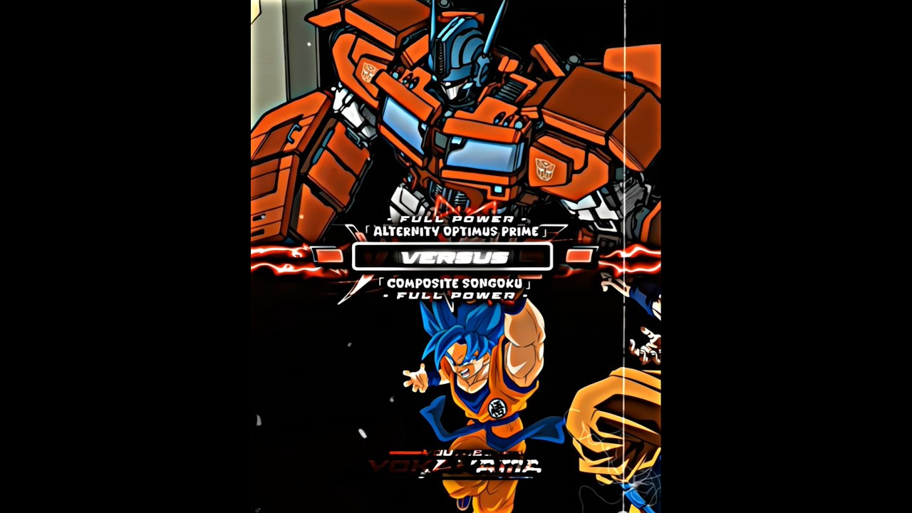 Alternity optimus prime idw vs Goku comp 