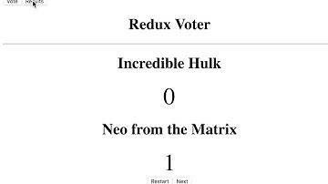 Redux Voter Demo