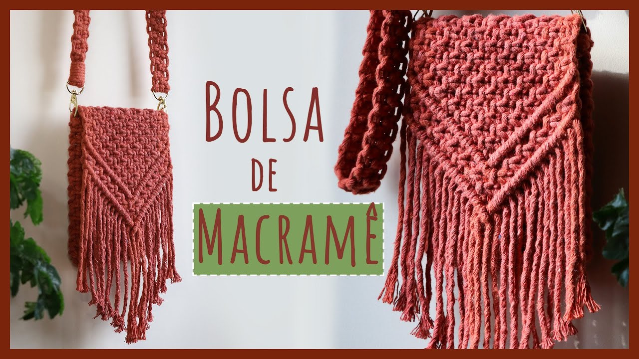 👜 Tutorial Bolsa de Macramê para Iniciantes – Passo a Passo Fácil!
