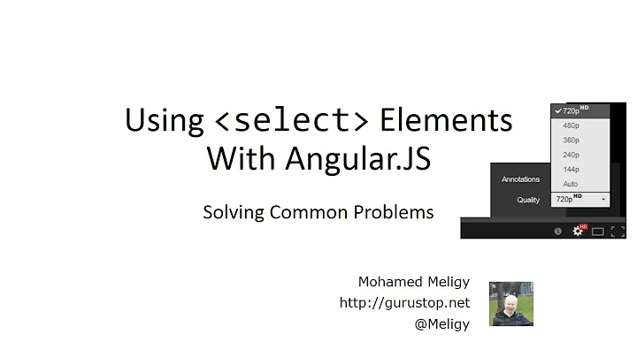 Angular.JS: Solving the "initial selection" problem with select elements (& many other tips)