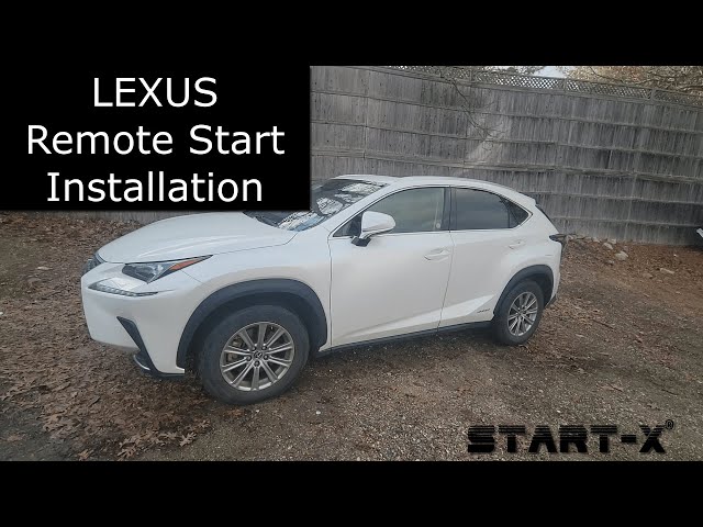 Start-X Remote Start Install for Lexus NX