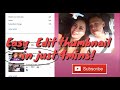August 8 2020] Paano Mag Edit Ng thumbnail[MakaMahal Vlog