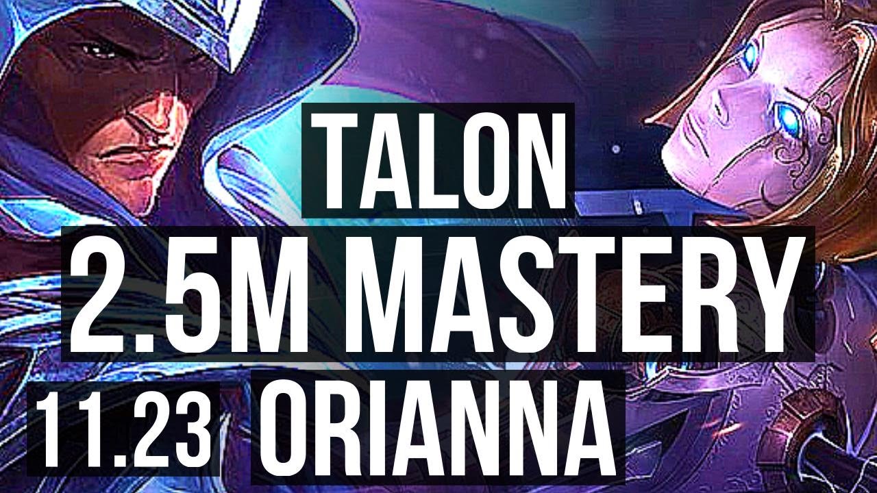 TALON vs ORI (MID) | 2.5M mastery, 7/3/13 | EUW Diamond | 11.23