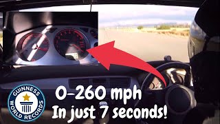 0-260 mph in 7 seconds | WORLD'S FASTEST EVO - Guinness World Records