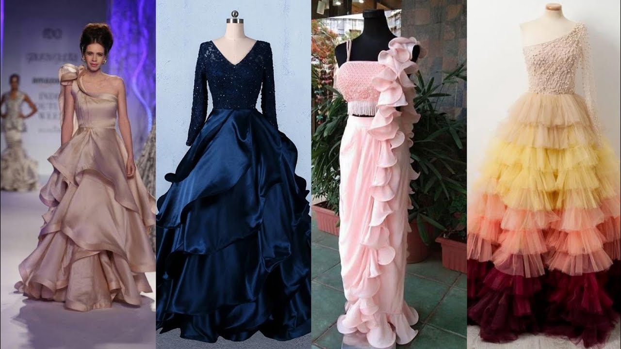 Beautiful ruffle dress designs ideas ...