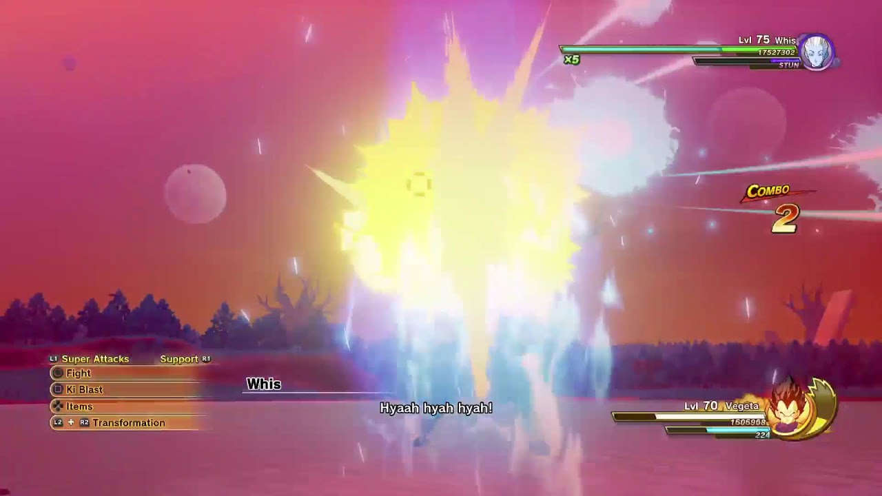 Goku Kakarot training with whis