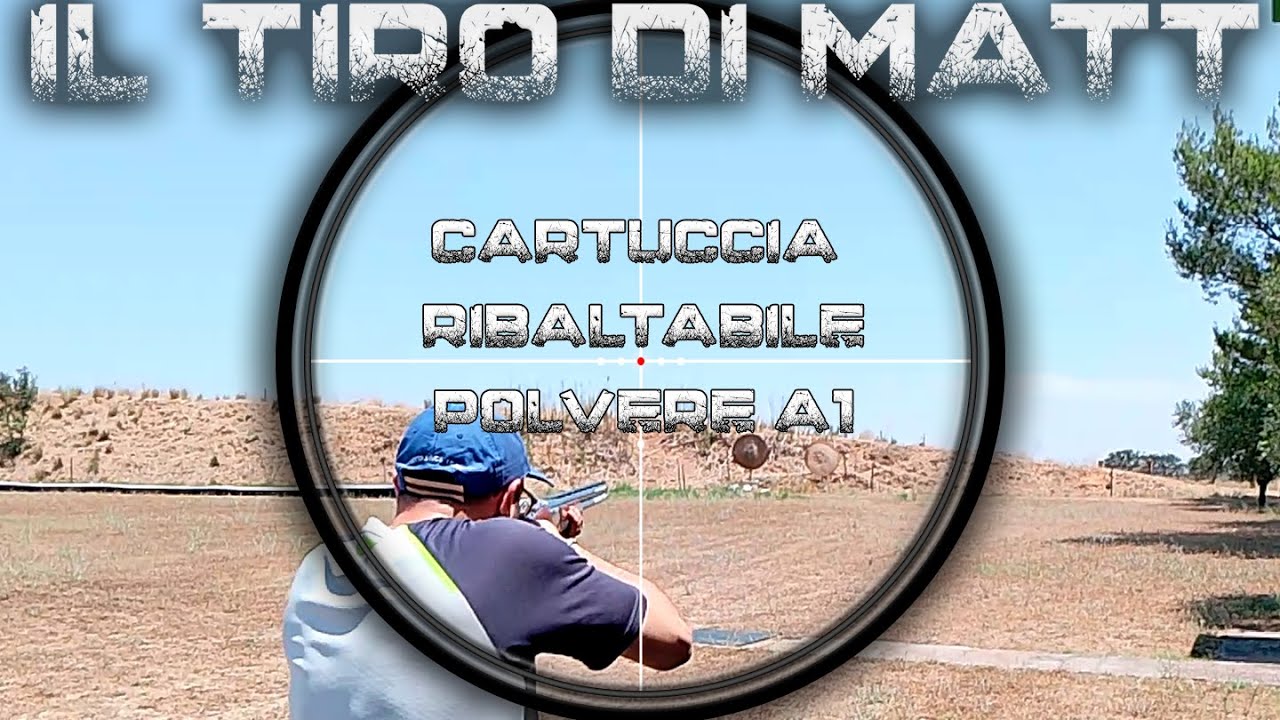 CARTUCCIA CAPPOTTABILE CAL 12 polvere A1 - 70 metri!