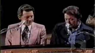Video thumbnail of "Jerry Lee Lewis, Mickey Gilley and Carl Perkins Singing."