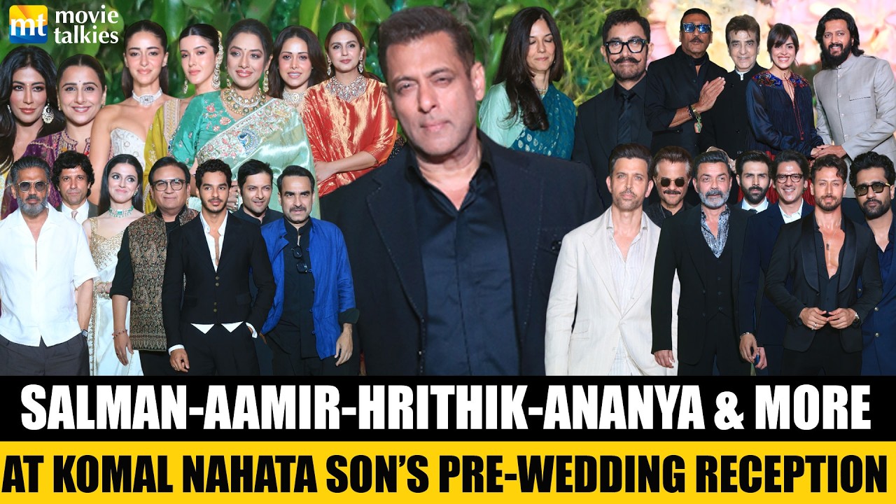Salman Khan, Aamir with GF Gauri, Hrithik, Vicky, Riteish-Genelia, Ananya & more Pre-wedding bash