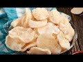 Yummy homemade prawn crackers