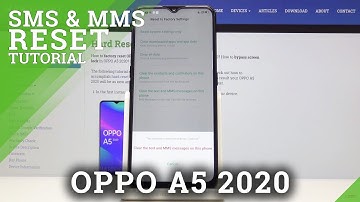 How to Clear Text and MMS Messages in OPPO A5 2020 - Delete Messages History