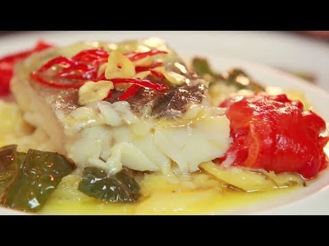 BACALHAU AL PIL-PIL DO CHEF JAN SANTOS - RECEITAS PARA CURTIR EM CASA