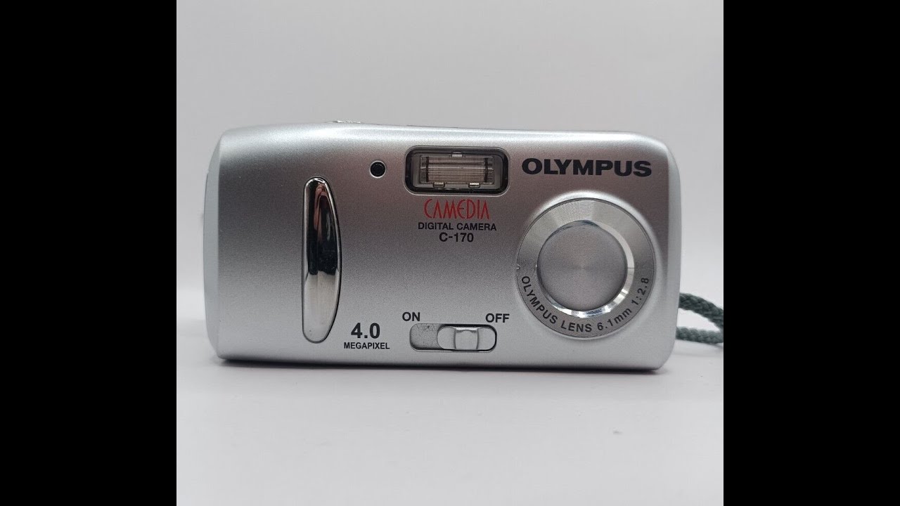 💥Olympus Camedia C-170 zoom 4MP Compact Digital Camera Silver