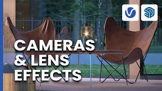Working with camera settings and lens effects in VRay for SketchUp