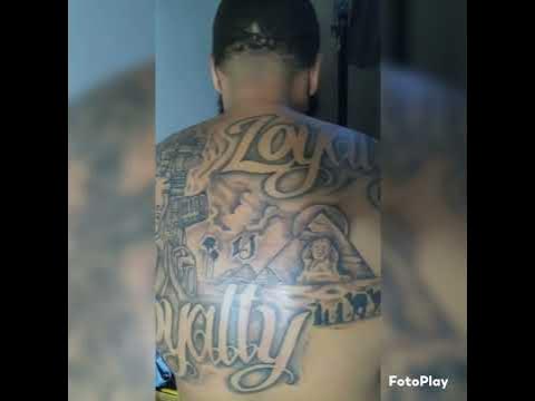 11 hours of single needle prison tattoo. - YouTube