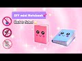 DIY Mini Notebook 📒💖Cute Back to School Craft | How to Make a Mini Notebook with Paper and Tape |