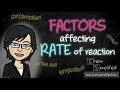 Chemical Reaction Rates Quiz