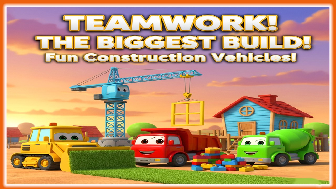 Big Construction Build 🚛 Bulldozer, Dump Truck & Mixer 🏗️ Tower Crane Teamwork 🔥 ⚙️| Heavy Machines