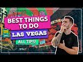 Best things to do in Las Vegas! All the tips, tours, hotels, casinos and must-see sights!