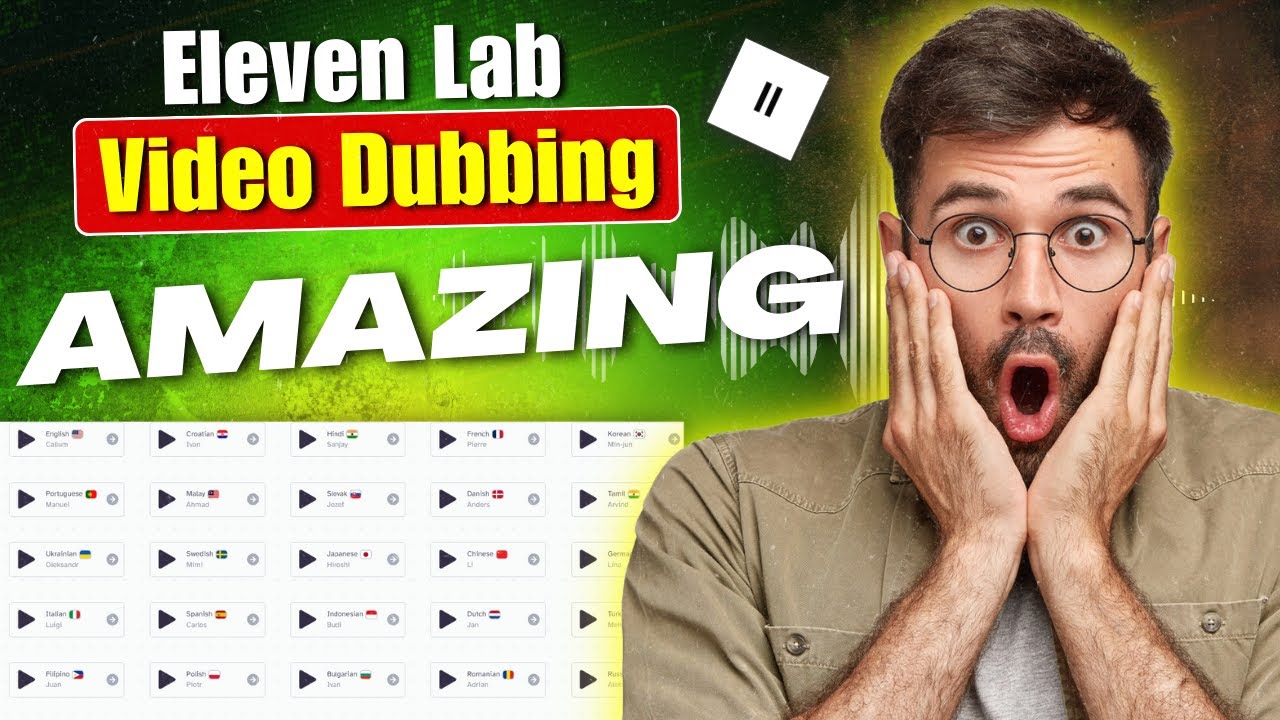 This AI Video Dubbing Tool is a Total Game Changer🤯 (Eleven lab AI ...