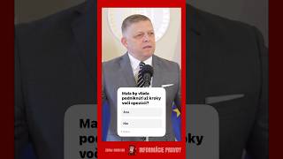 Kroky voči chovaniu opozície, takto sa vyjadril Fico .. #fico #smersd #politika #slovensko