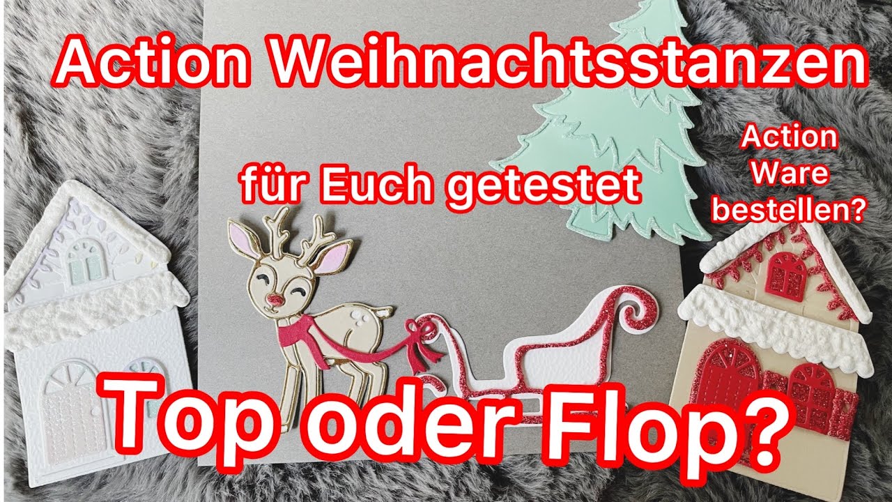 Action Weihnachtsstanzen getestet! Top oder Flop? Kurzes Statement zu Actionbestellungen 🤩❤️😱
